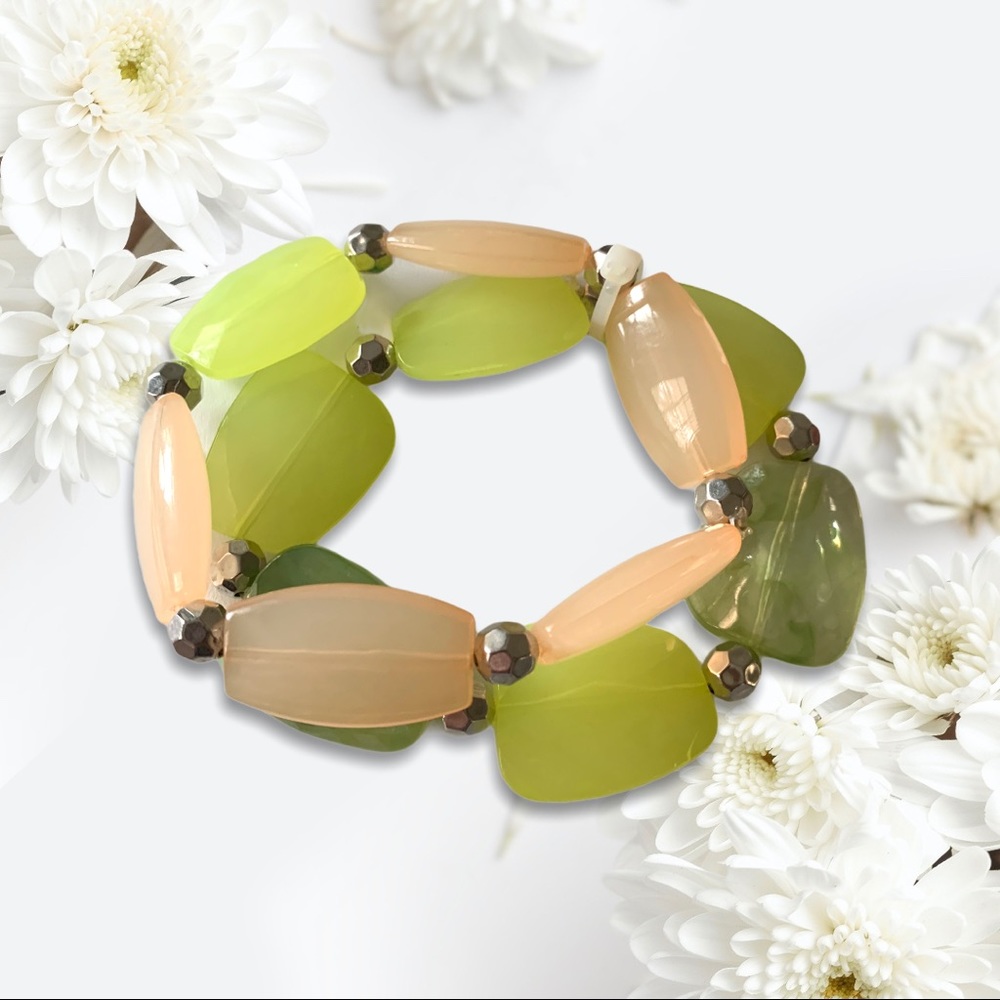 Chunky stretch bracelet set